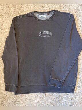 PacSun Charcoal Los Angeles Graphic Crewneck Sweatshirt